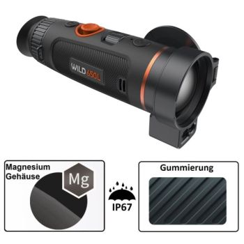 ThermTec WILD 650L Wärmebildkamera mit LRF | 640x512 Sensor | Fingerfokussierung | NETD unter 18 mK